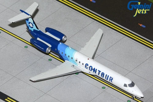 1:200 Gemini Jets Contour Airlines Embraer 145 N12552