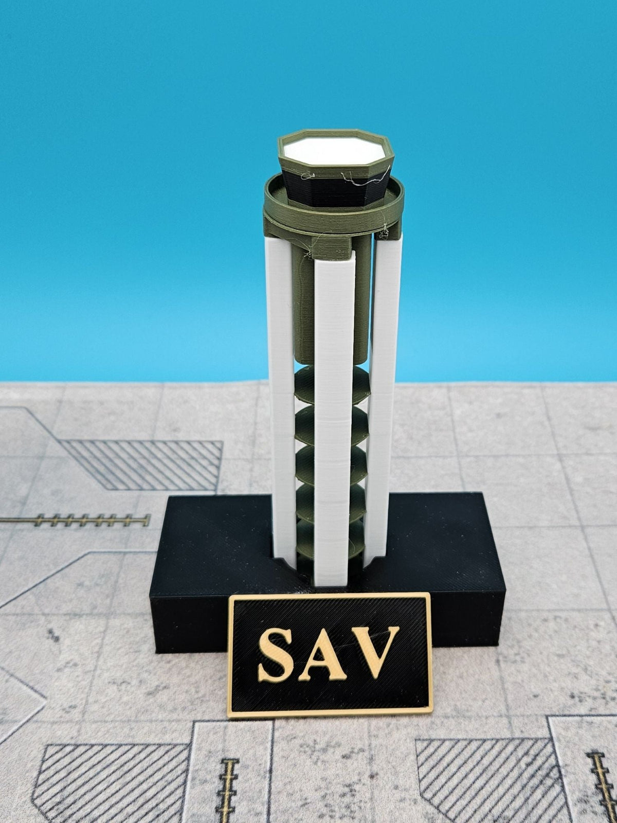 Savannah/Hilton Head International Airport ATC Tower (SAV) - Final Approach Collectibles