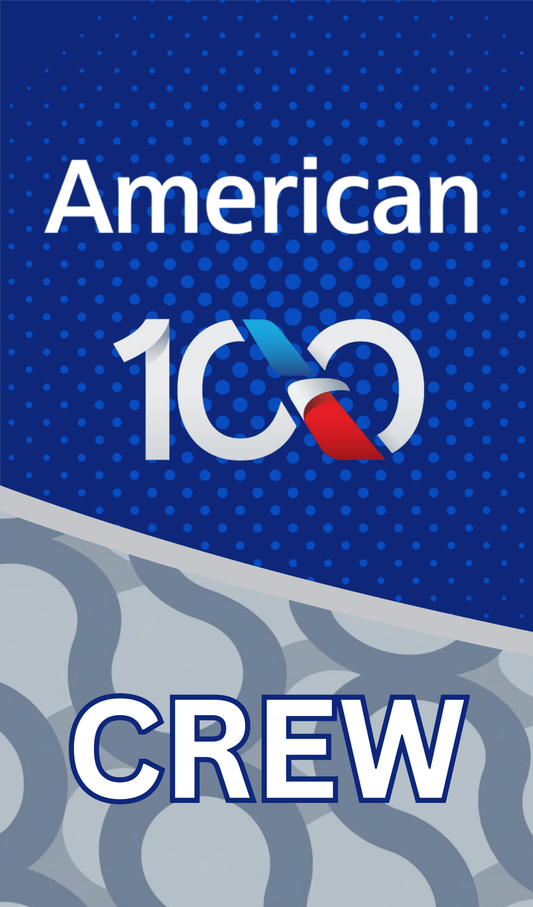 South Florida Aviation American Airlines 100 Crew Bag Tag - Final Approach Collectibles