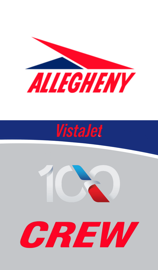 South Florida Aviation American Airlines Allegheny Retro 100 Crew Bag Tag - Final Approach Collectibles