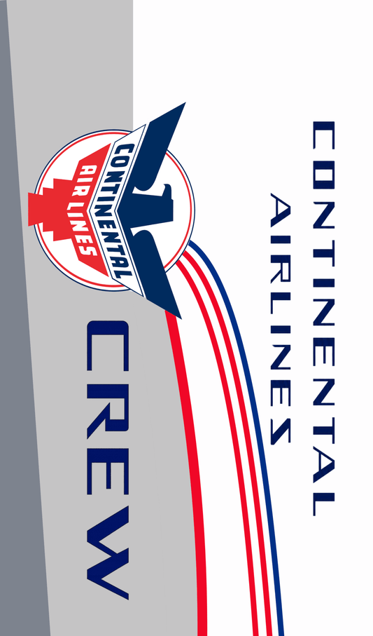 South Florida Aviation Continental Airlines Crew Bag Tag - Final Approach Collectibles
