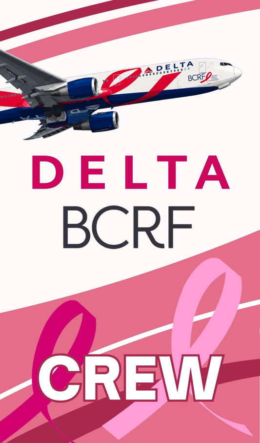 South Florida Aviation Delta Air Lines Boeing 767-400 BCRF New Livery Crew Bag Tag - Final Approach Collectibles