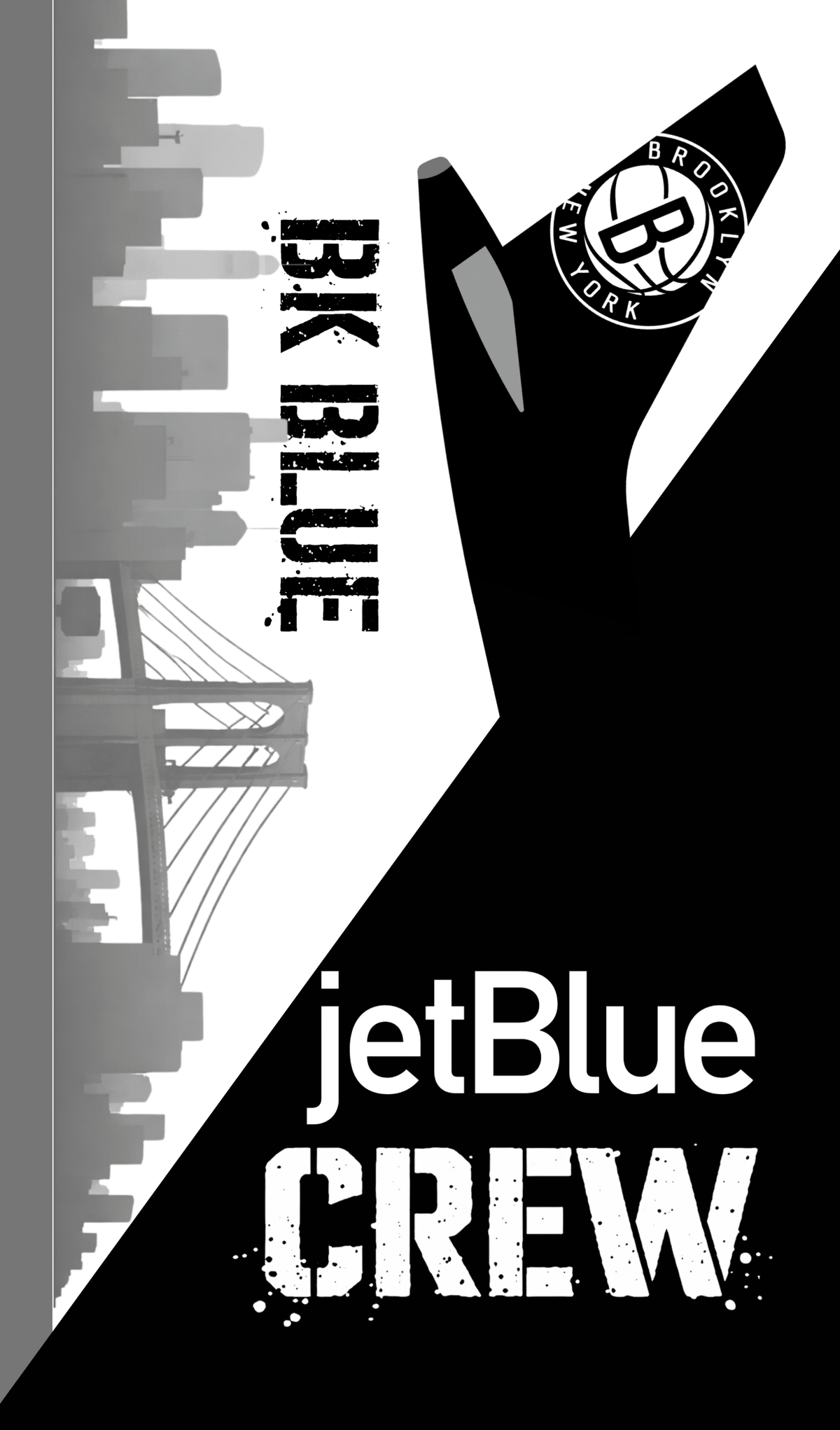 South Florida Aviation JetBlue Airways Brooklyn Nets Crew Bag Tag - Final Approach Collectibles