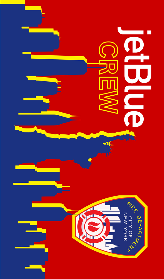 South Florida Aviation JetBlue Airways FDNY Crew Bag Tag - Final Approach Collectibles