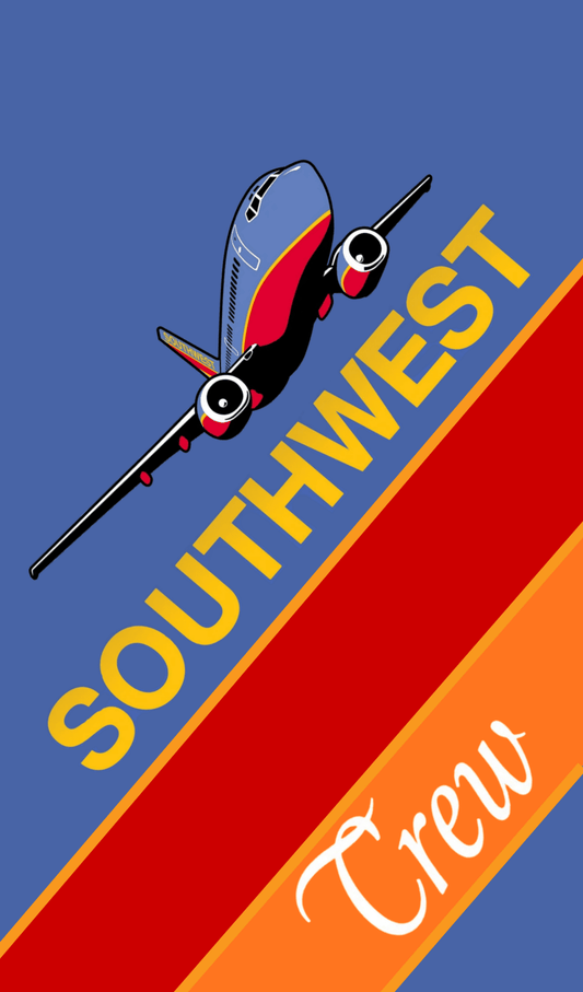 South Florida Aviation Southwest Airlines Canyon Blue Crew Bag Tag - Final Approach Collectibles